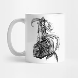 Pirate Mermaid - Merman Mug